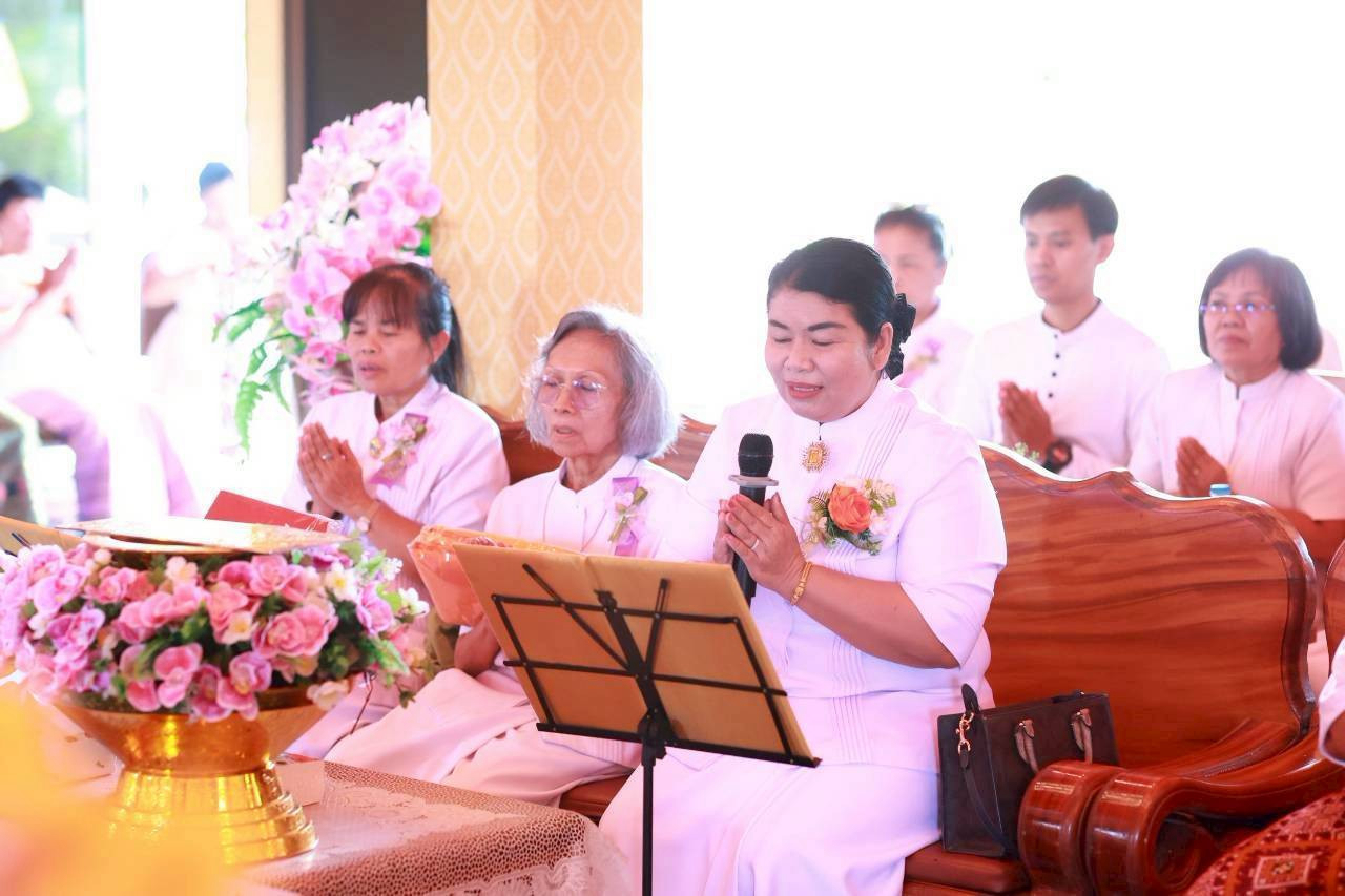 ภาพกล่าวคำถวายกฐินวัดดอนมะเกลือ