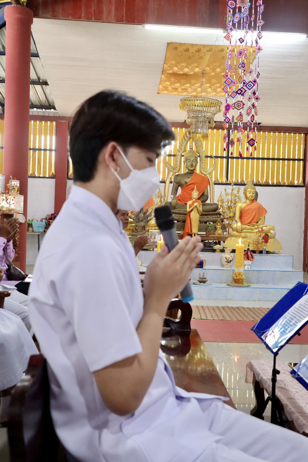 ภาพกล่าวคำถวายกฐินวัดโคกเฟือง