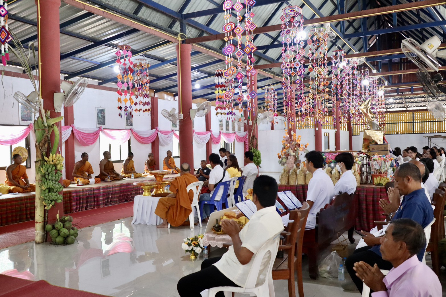 ภาพร่วมพิธีกรรมวัดโคกเฟือง