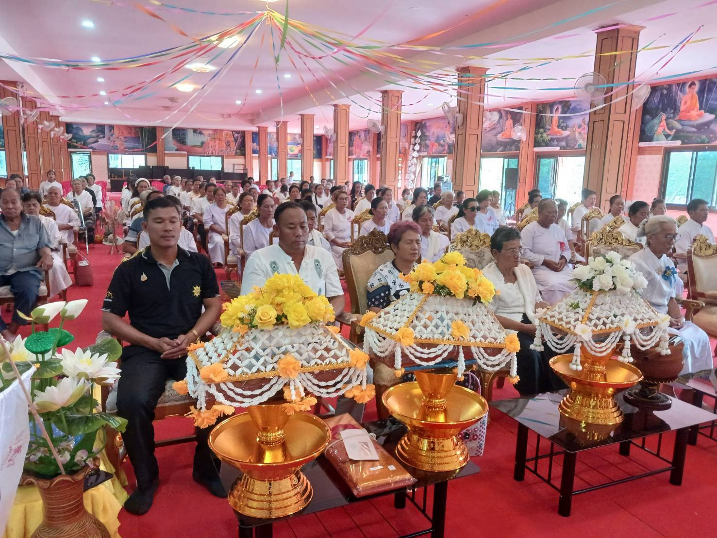 ภาพร่วมพิธีกรรมวัดสุวรรณาราม