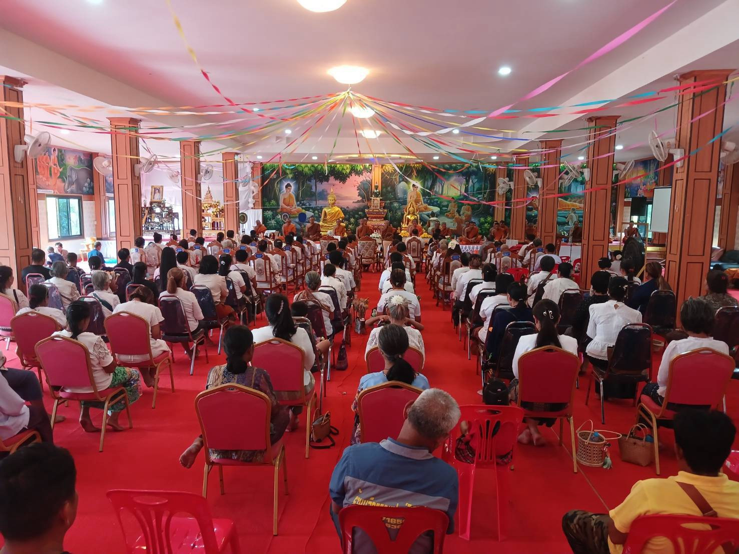 ภาพร่วมพิธีกรรมวัดสุวรรณาราม