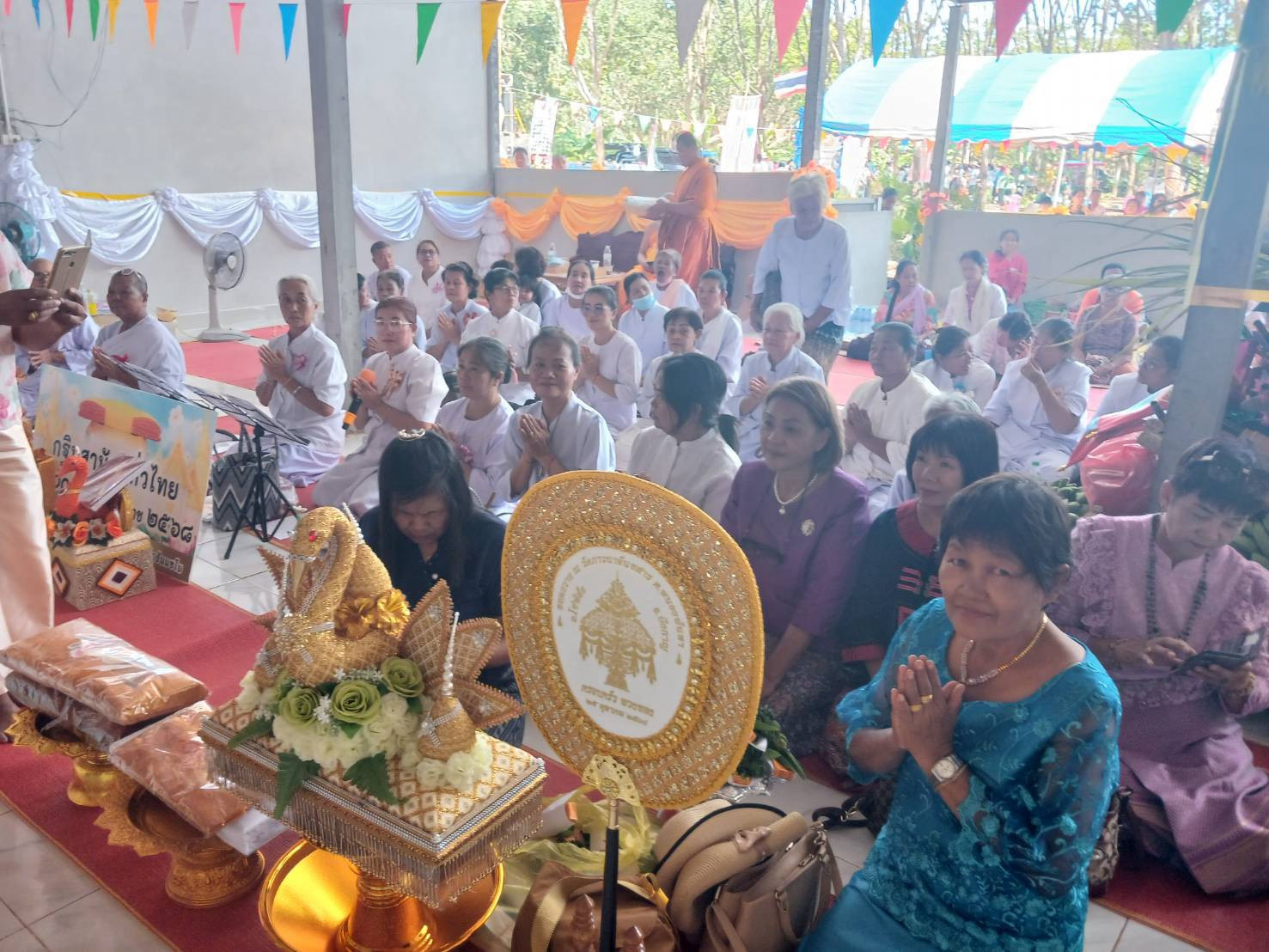 ภาพร่วมพิธีกรรมวัดภาวนาจันทสาร