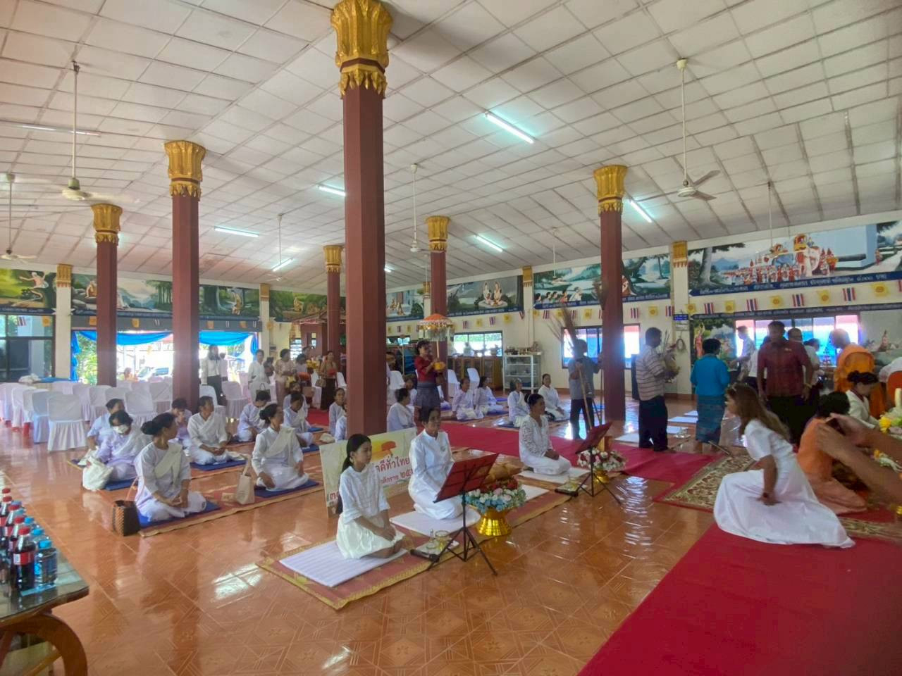 ภาพร่วมพิธีกรรมวัดโนนสวรรค์