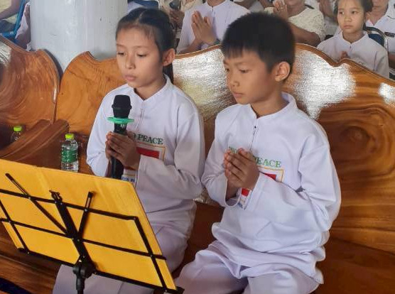 ภาพกล่าวคำถวายกฐินวัดโพธิ์สำราญ