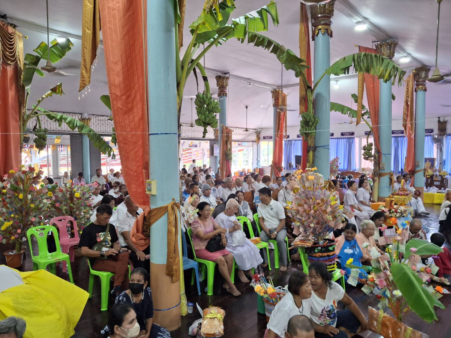 ภาพร่วมพิธีกรรมวัดกร่างสามยอด