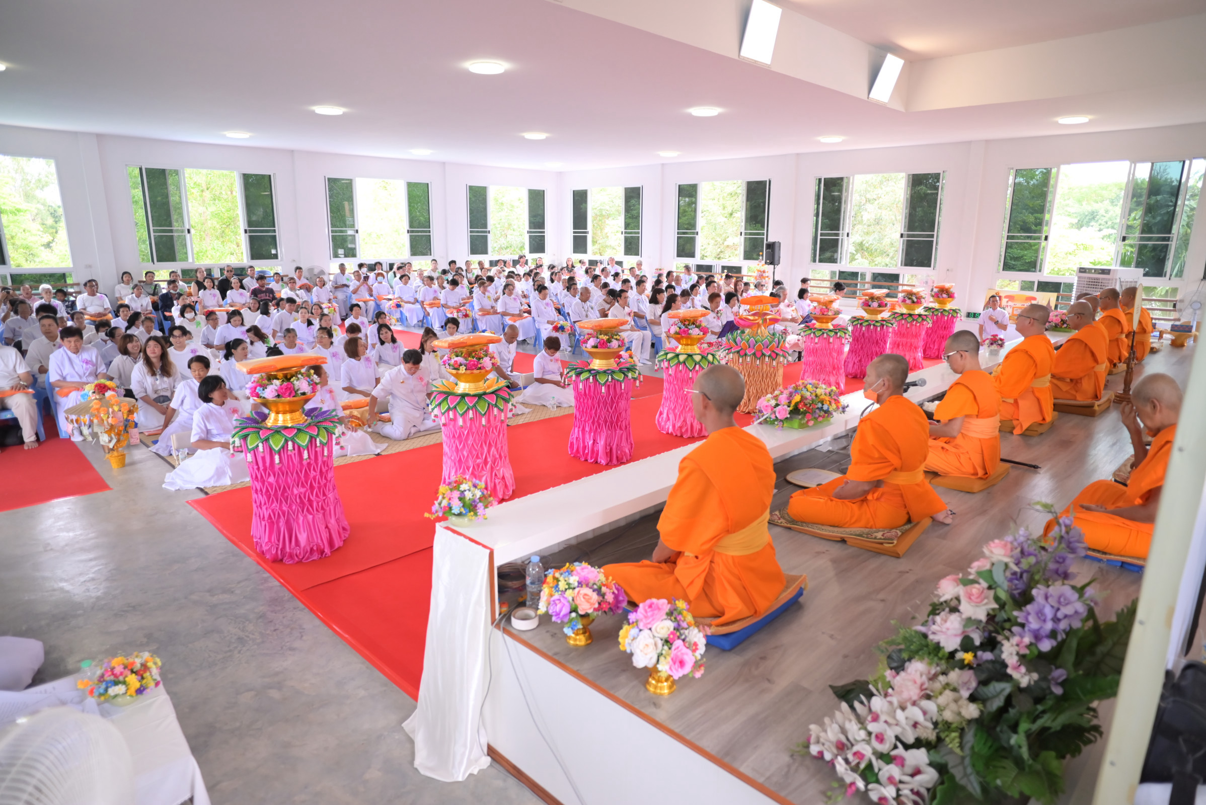 ภาพร่วมพิธีกรรมศูนย์ปฏิบัติธรรมจังหวัดนครนายก