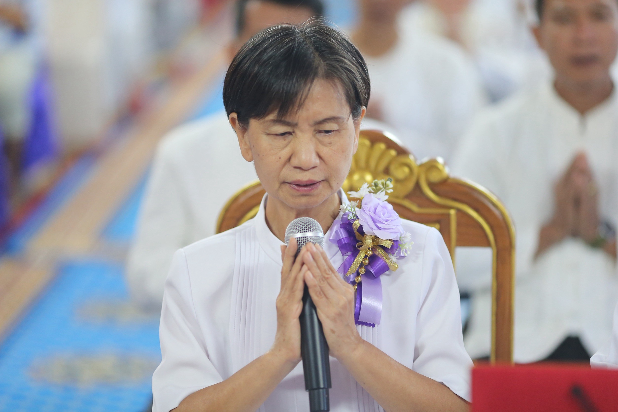 ภาพกล่าวคำถวายกฐินวัดป่าตาลใต้