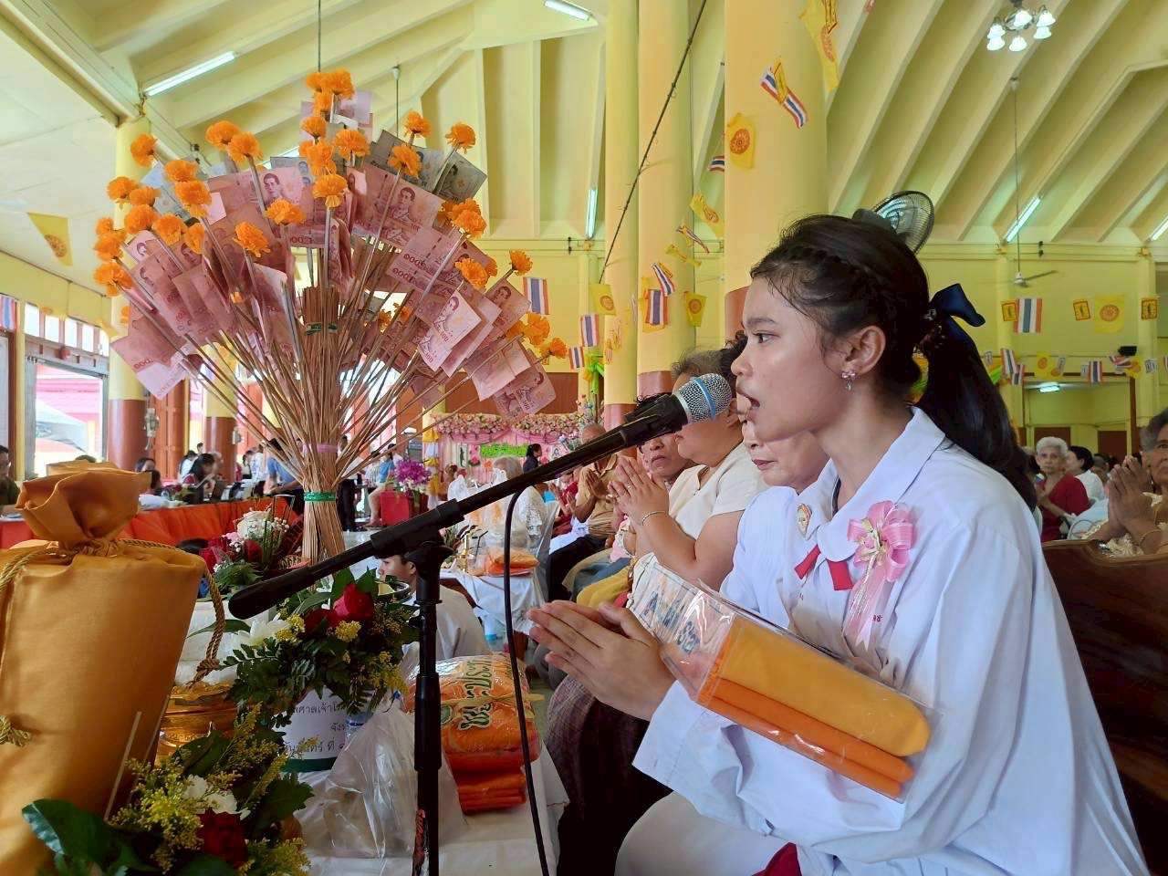 ภาพกล่าวคำถวายกฐินวัดหลวงสุนทราราม