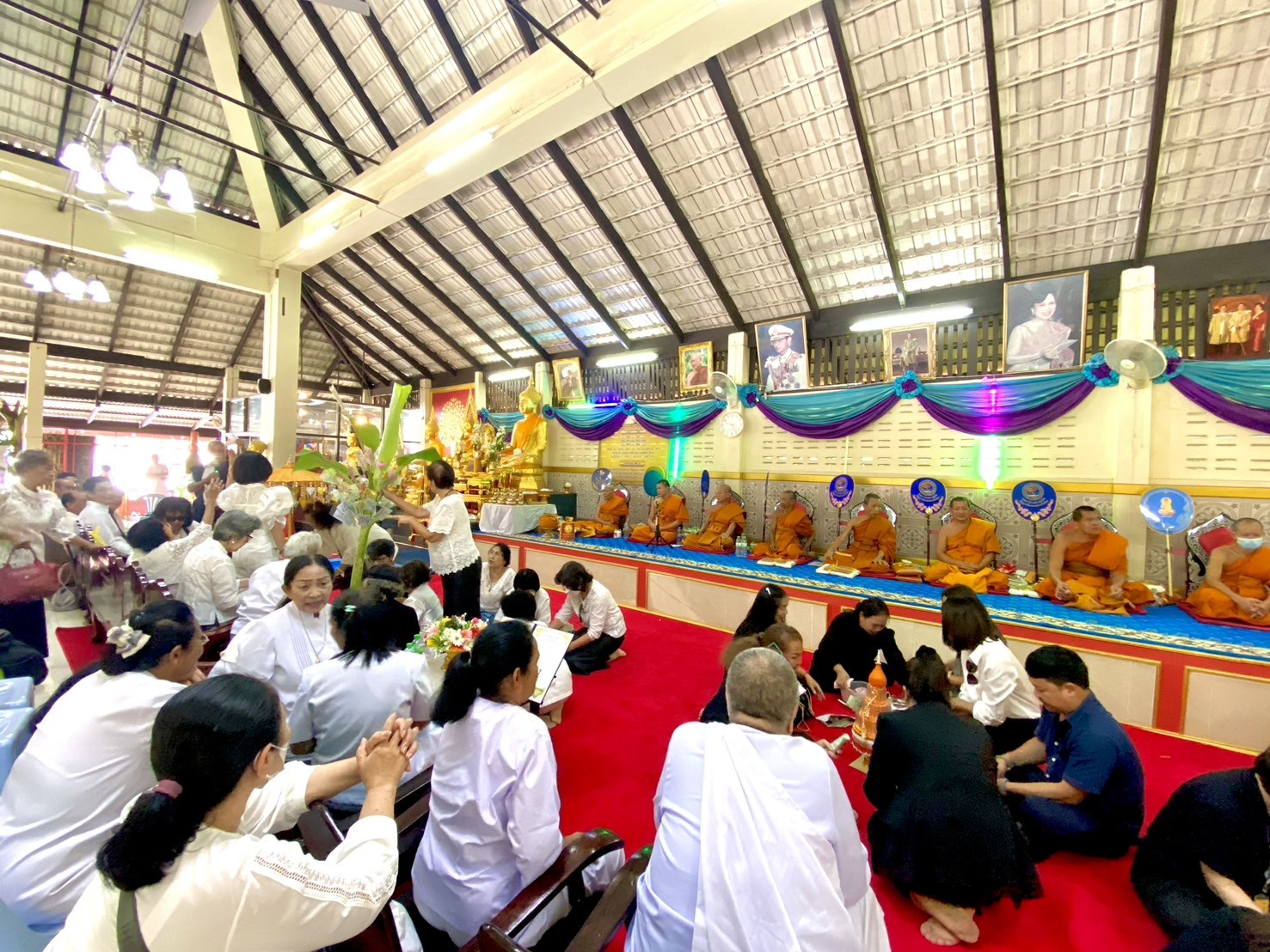 ภาพร่วมพิธีกรรมวัดพ่อขุนเณร