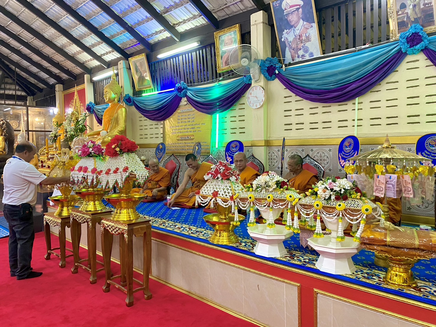 ภาพร่วมพิธีกรรมวัดพ่อขุนเณร