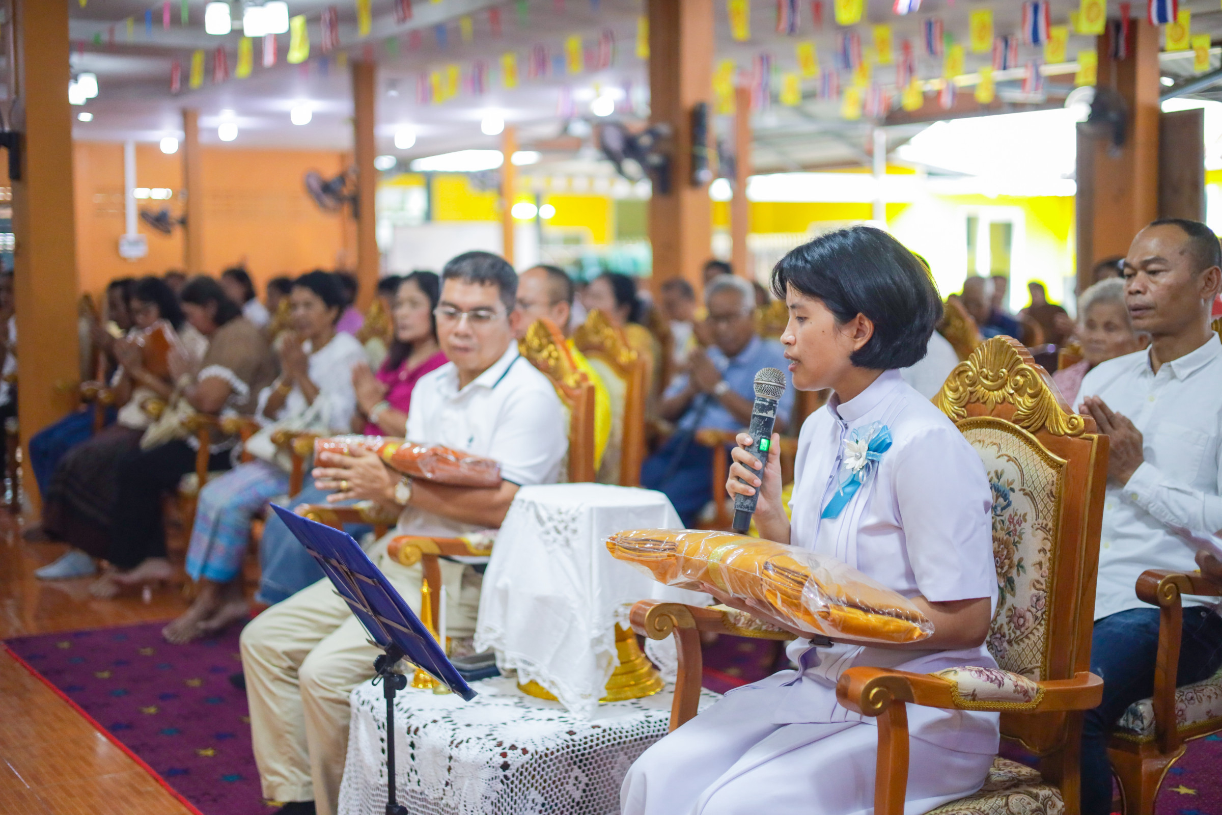 ภาพกล่าวคำถวายกฐินวัดโพธาราม