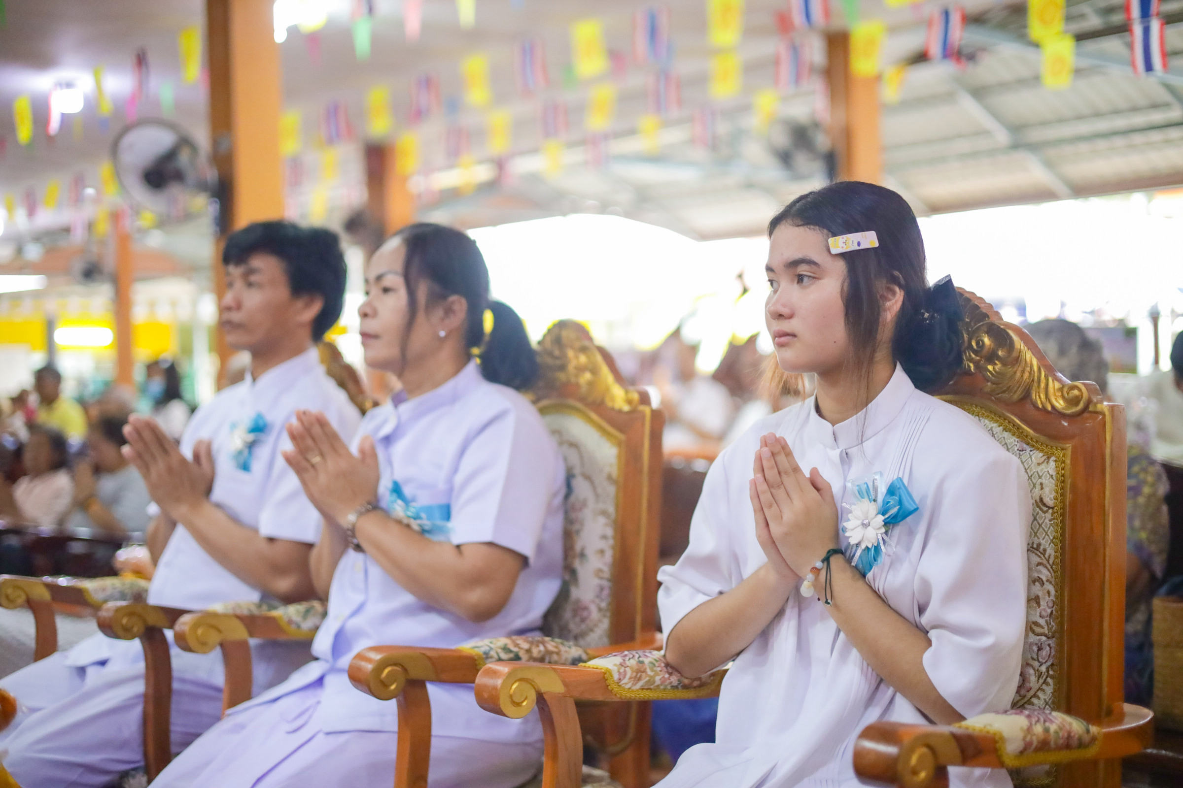 ภาพร่วมพิธีกรรมวัดโพธาราม