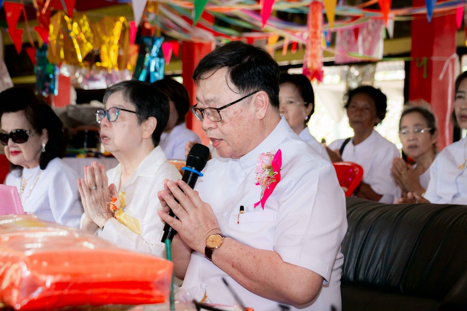 ภาพกล่าวคำถวายกฐินวัดโพธิ์งาม