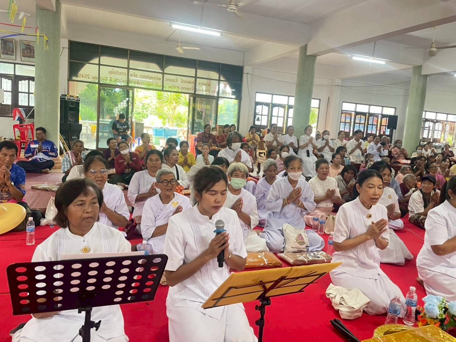 ภาพกล่าวคำถวายกฐินวัดบ้านขี้ตุ่น