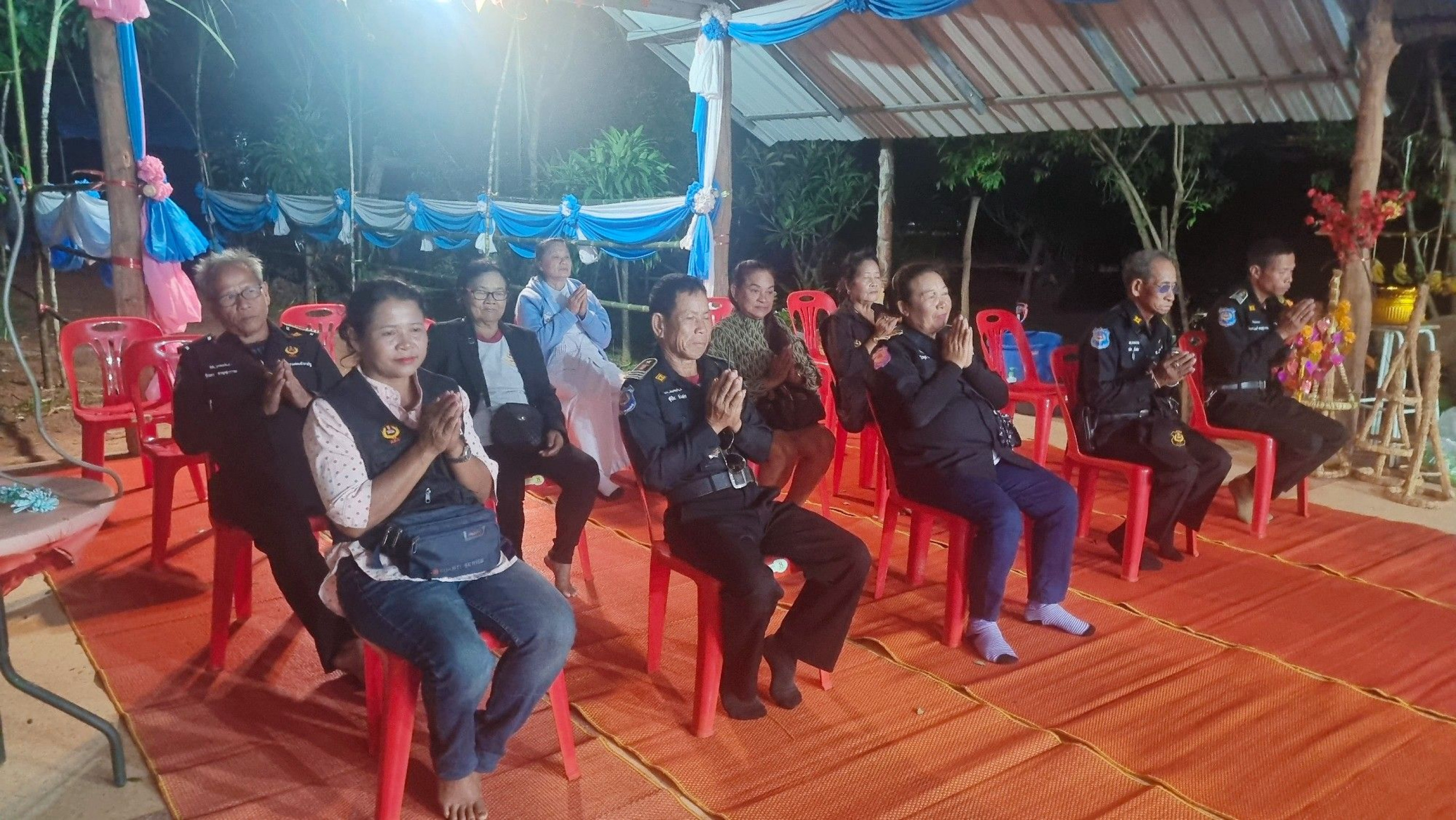 ภาพร่วมพิธีกรรมวัดประชาสามัคคีธรรม