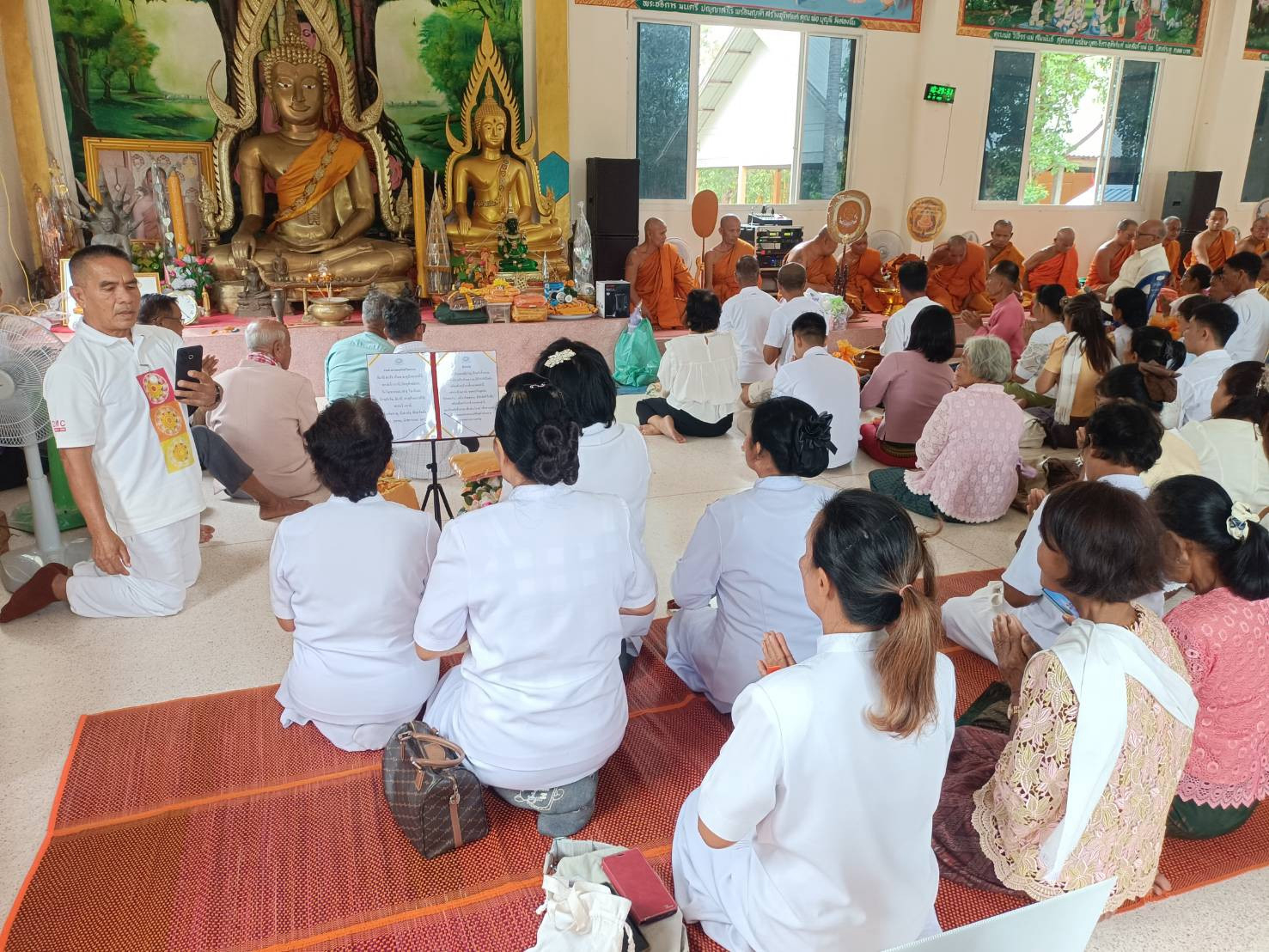 ภาพร่วมพิธีกรรมวัดตะเคียน