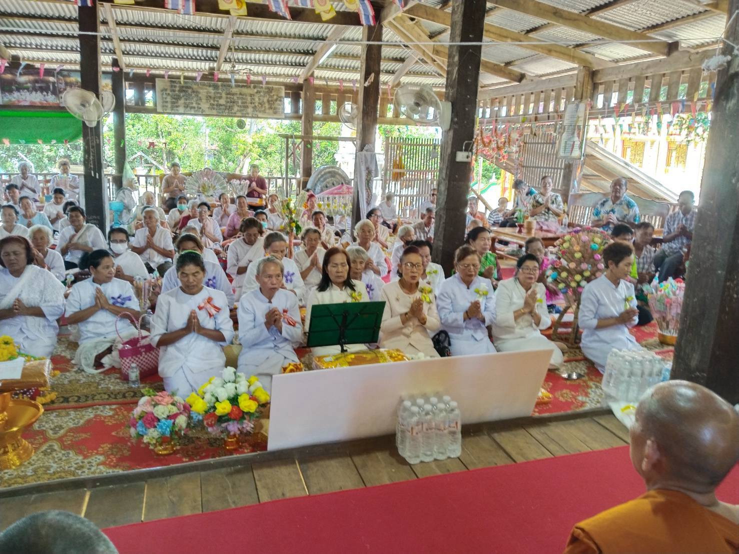 ภาพกล่าวคำถวายกฐินวัดศิริแสงสว่างเจริญธรรม