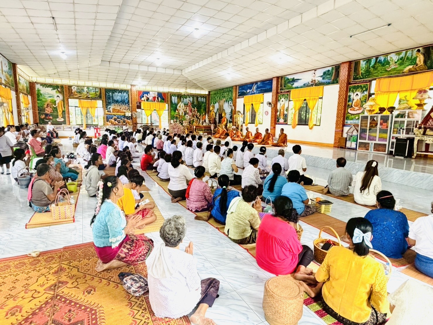 ภาพร่วมพิธีกรรมวัดศรีสุขสำราญ