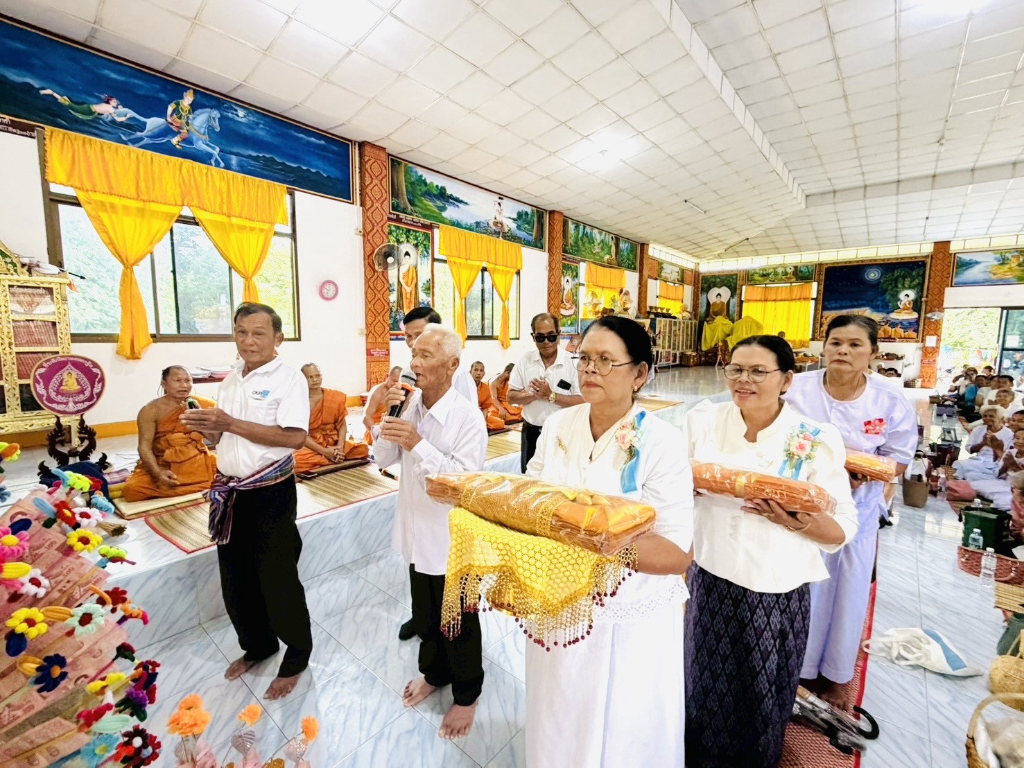 ภาพร่วมพิธีกรรมวัดศรีสุขสำราญ