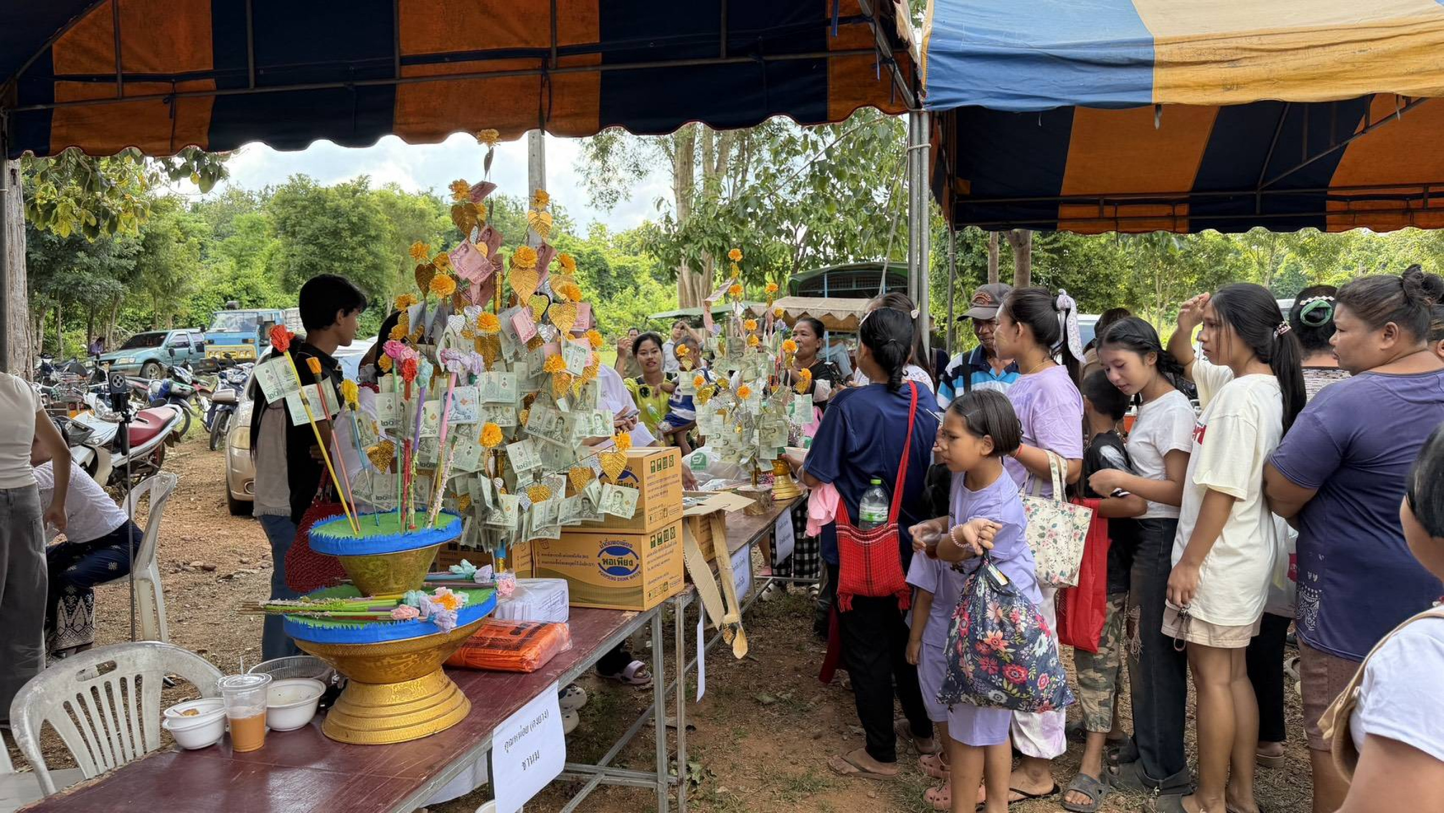 ภาพร่วมพิธีกรรมวัดเกาะเจริญสุขขาราม