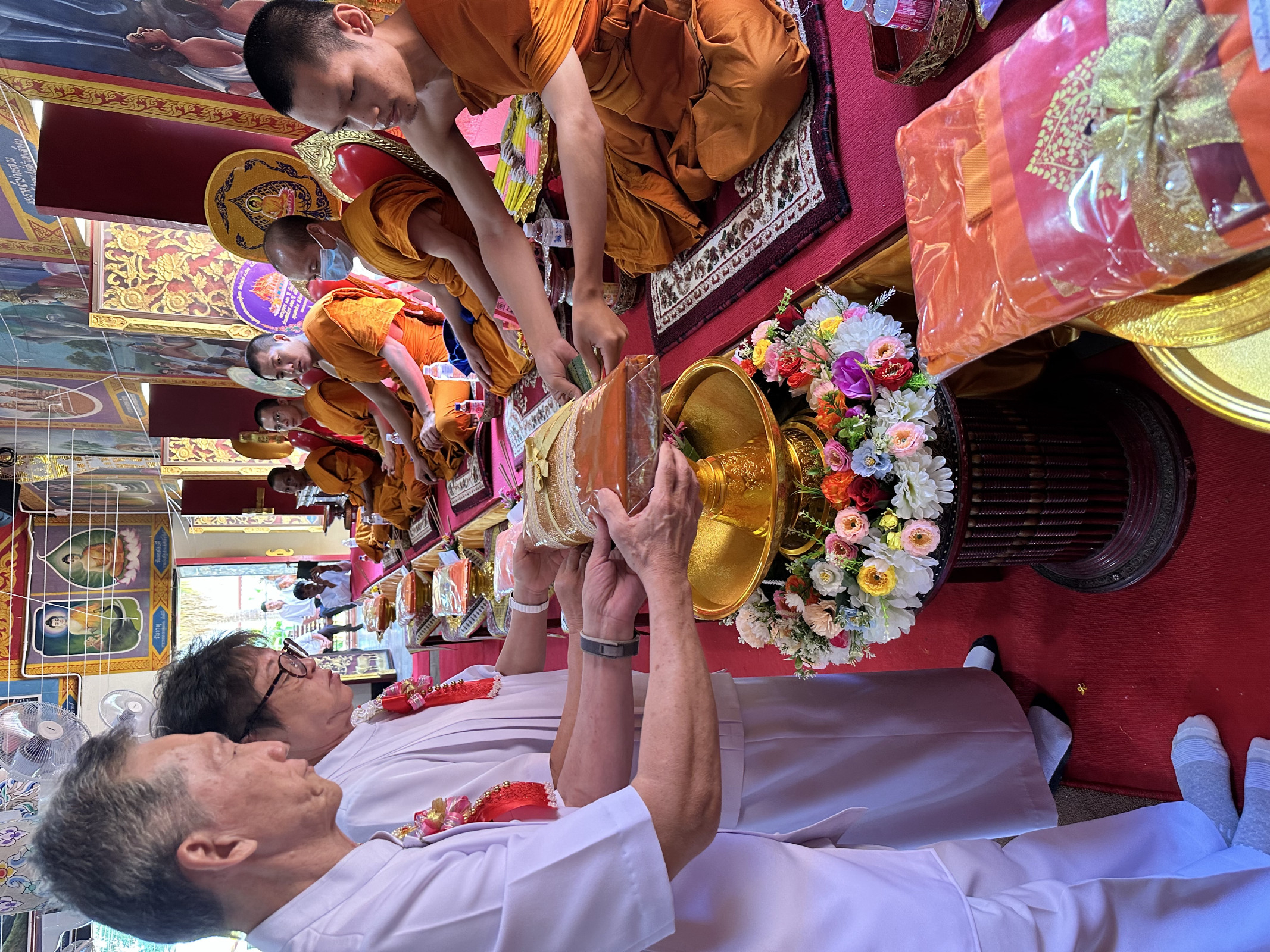 ภาพร่วมพิธีกรรมวัดหัวฝาย