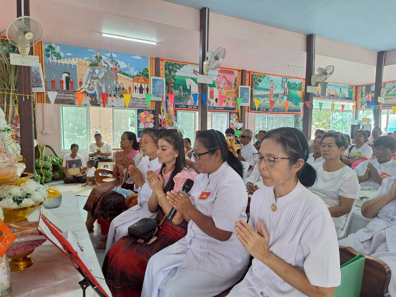 ภาพกล่าวคำถวายกฐินวัดหนองขุนพรม