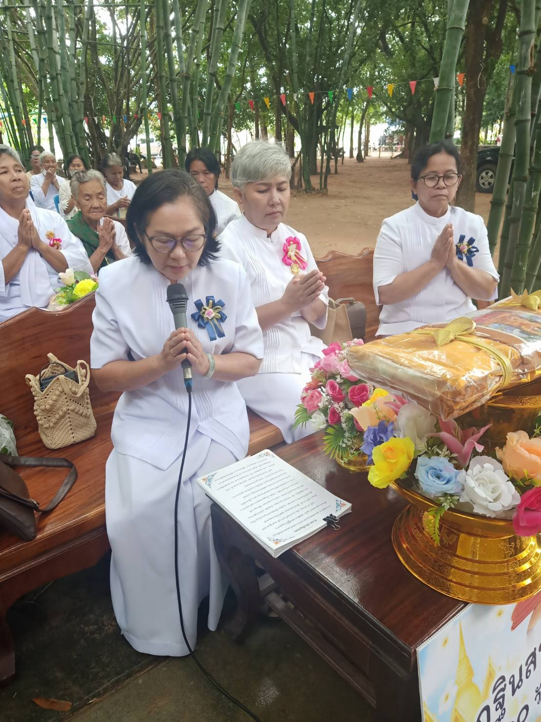 ภาพกล่าวคำถวายกฐินวัดตาวรตาเมาะ