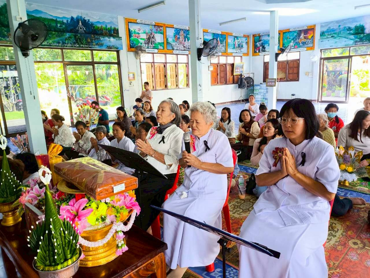 ภาพกล่าวคำถวายกฐินวัดป่าธรรมวิเวก