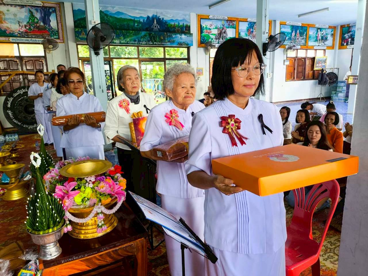 ภาพร่วมพิธีกรรมวัดป่าธรรมวิเวก