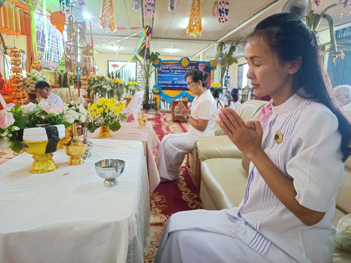 ภาพร่วมพิธีกรรมวัดศรีสุมังค์