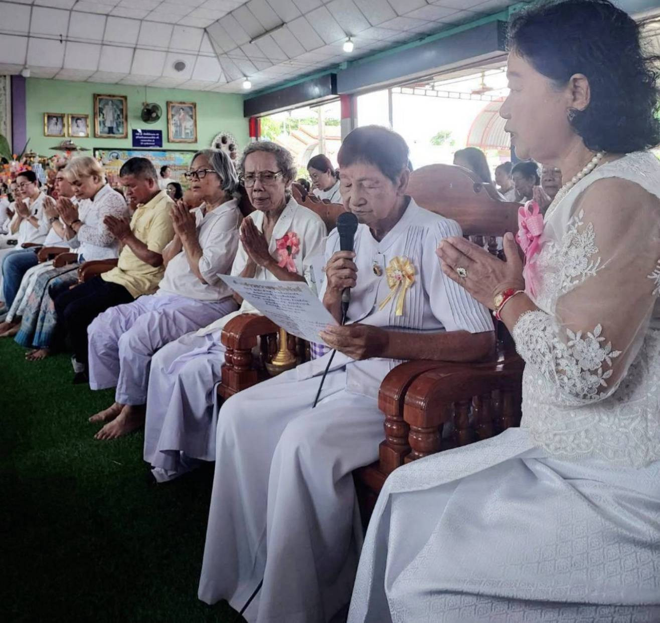 ภาพกล่าวคำถวายกฐินวัดโพหวาย