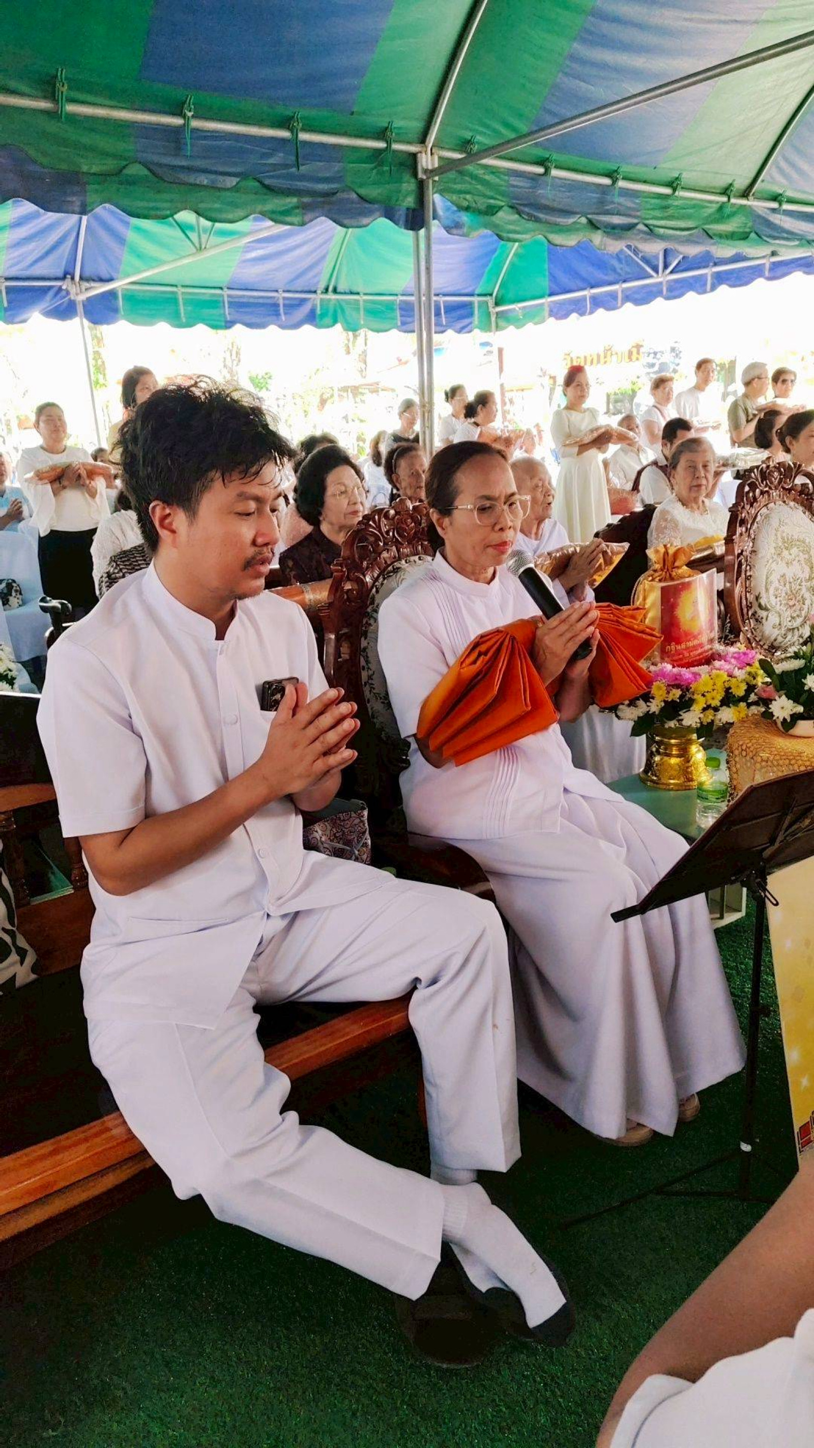 ภาพกล่าวคำถวายกฐินวัดหน้าเมือง