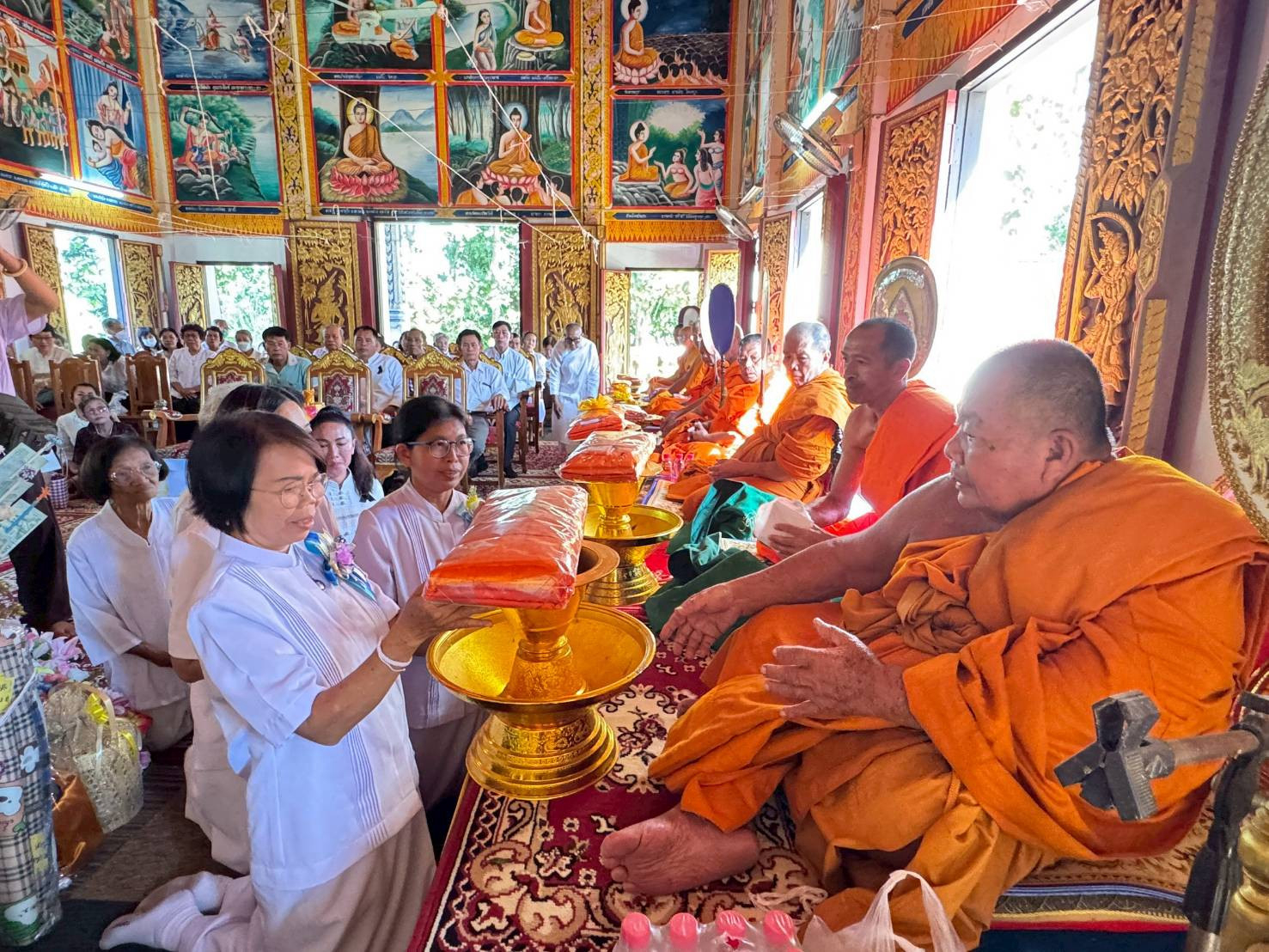 ภาพร่วมพิธีกรรมวัดกู่เต้าวนาราม