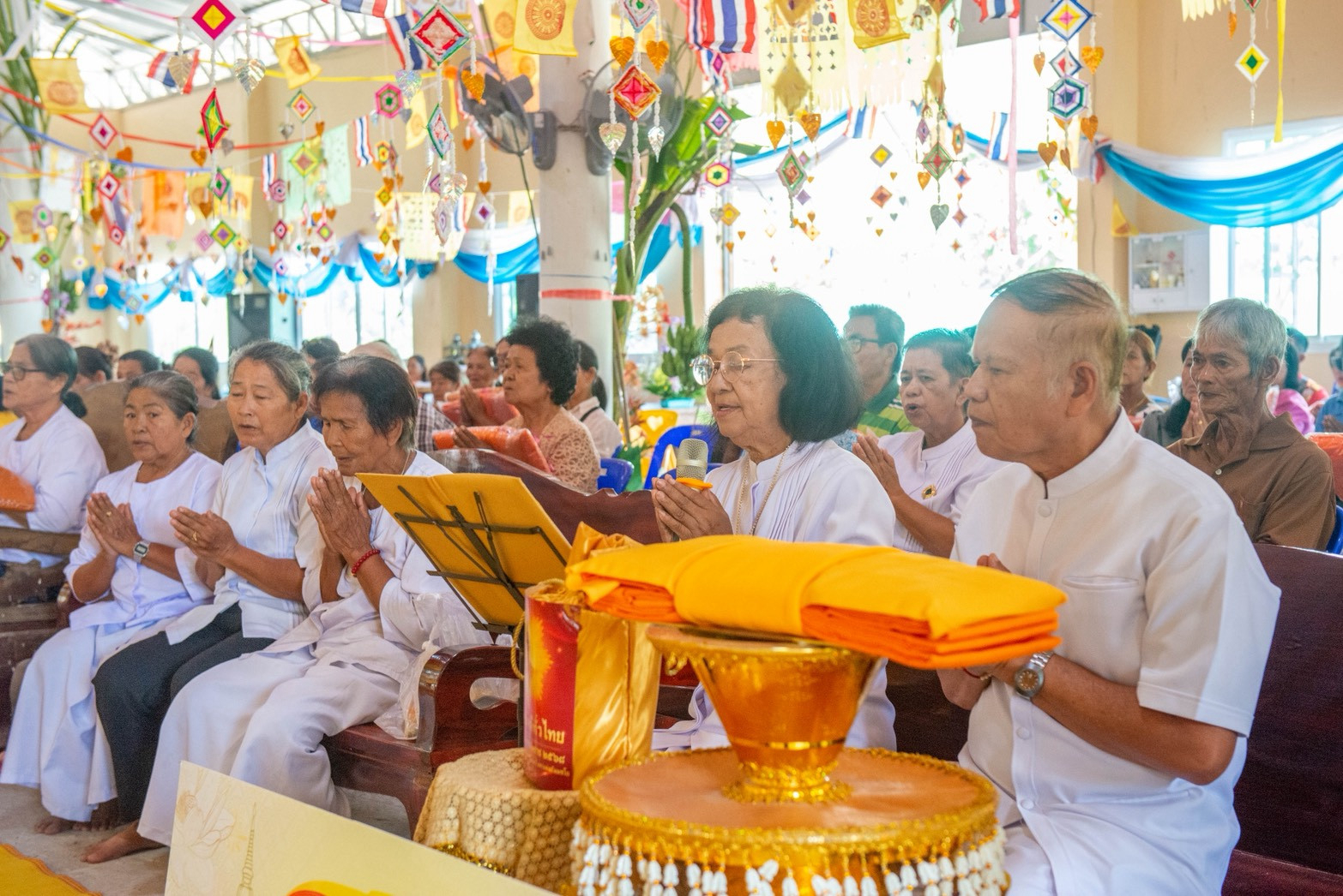 ภาพกล่าวคำถวายกฐินวัดศรีจันทราราม