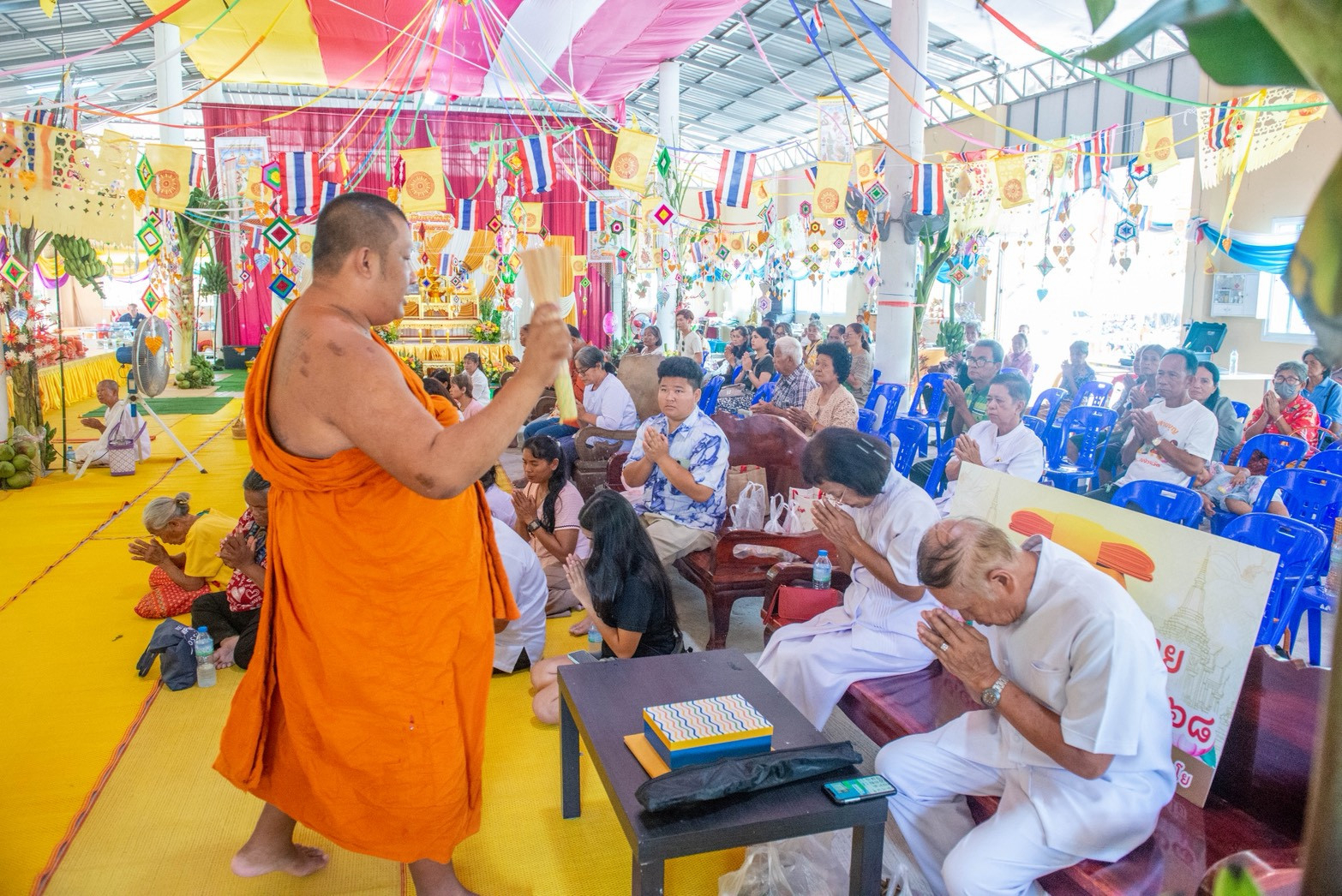 ภาพร่วมพิธีกรรมวัดศรีจันทราราม