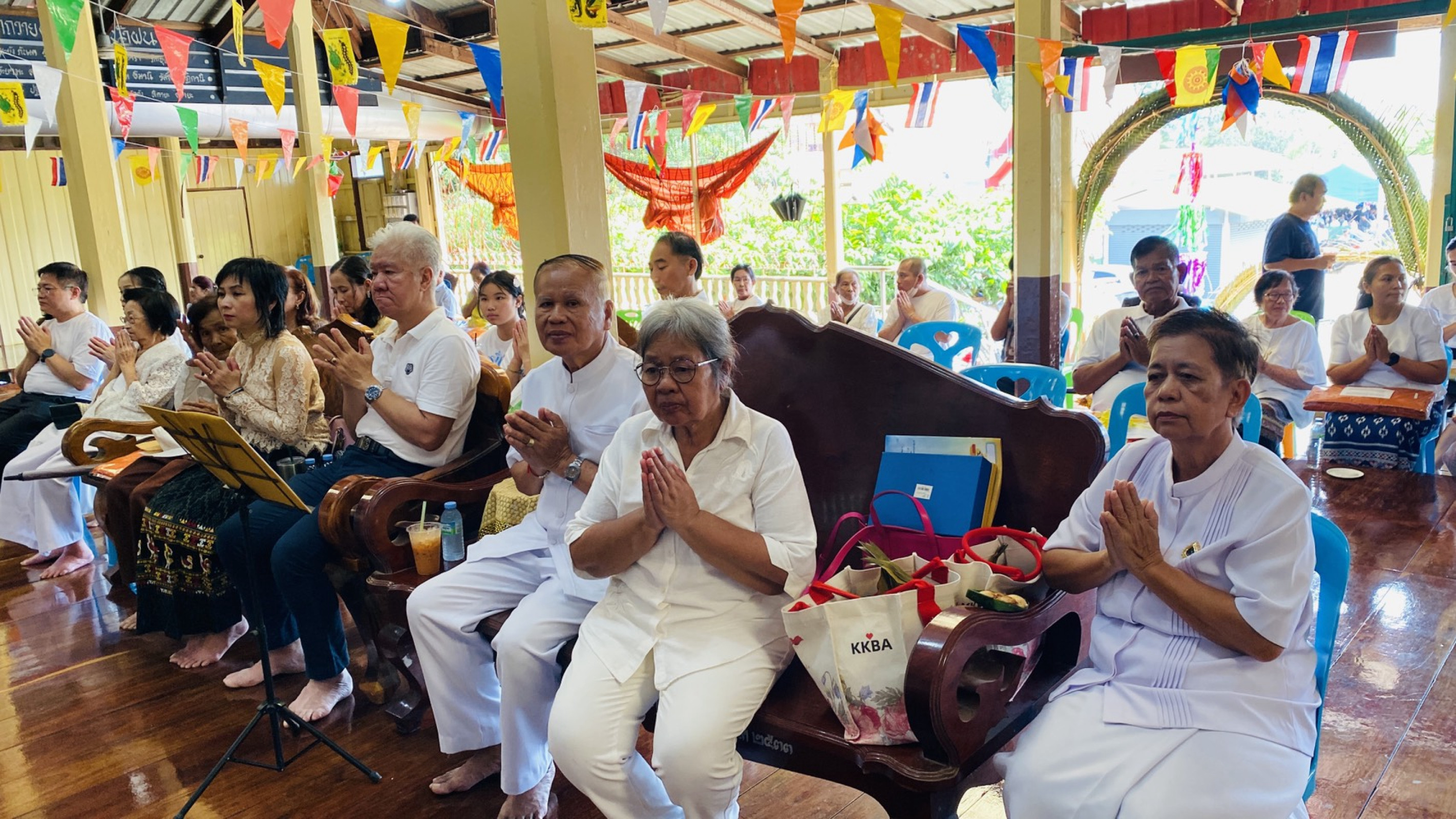 ภาพร่วมพิธีกรรมวัดสามัคคีรังสรรค์