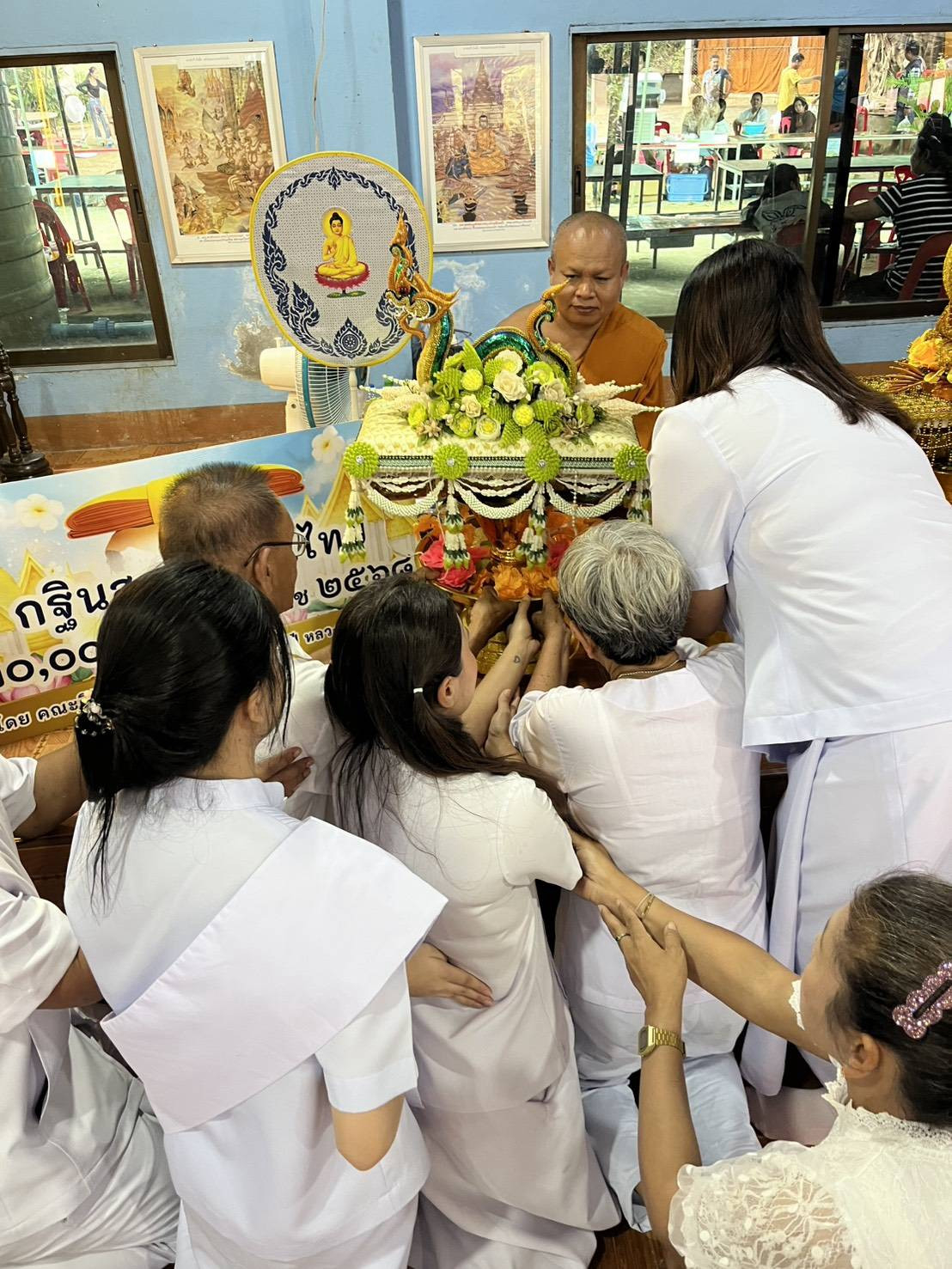 ภาพร่วมพิธีกรรมวัดชุมทหาร