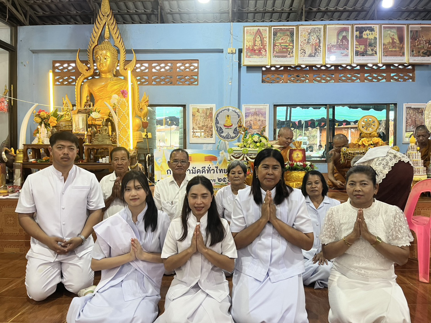 ภาพร่วมพิธีกรรมวัดชุมทหาร