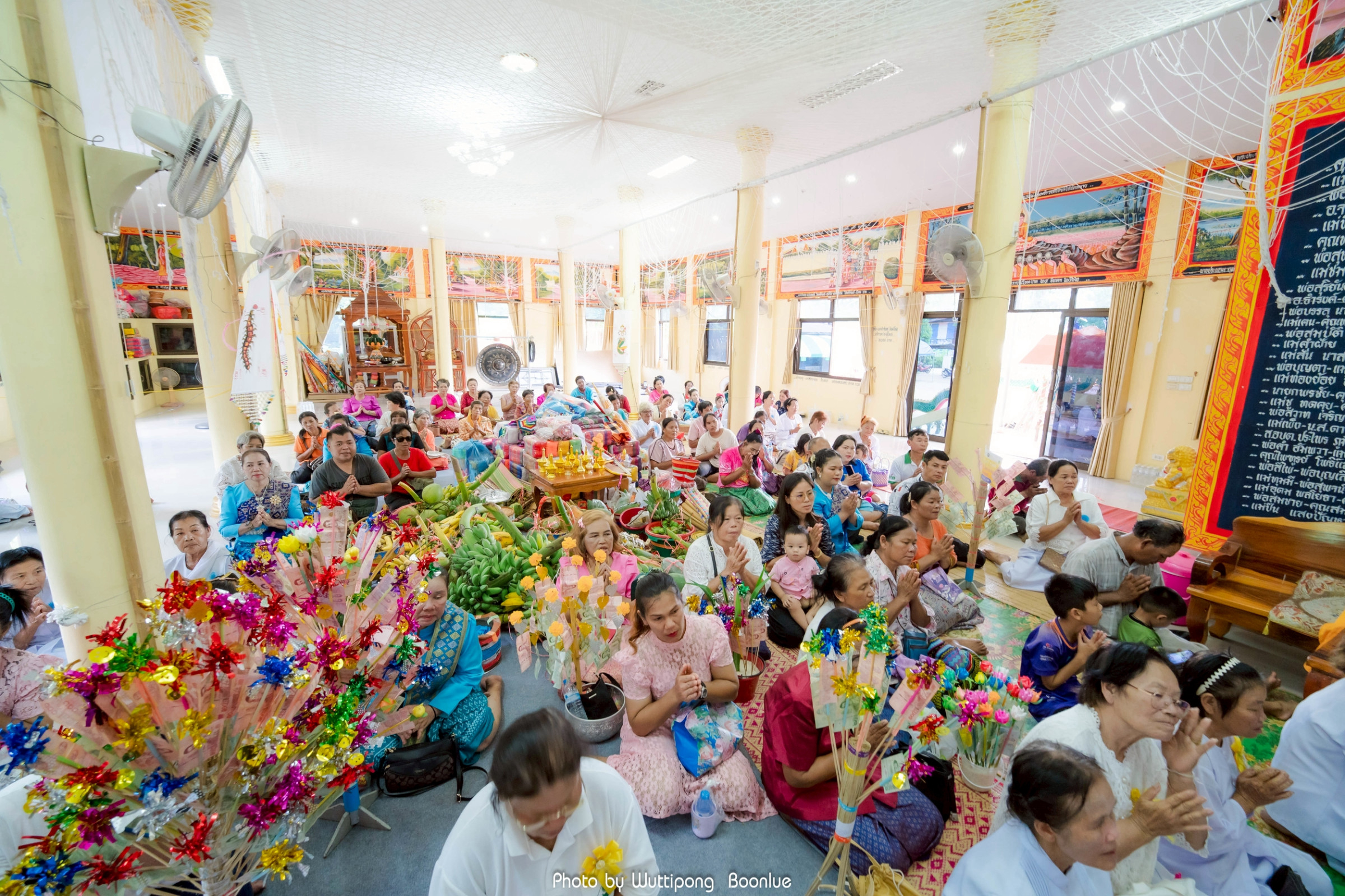 ภาพร่วมพิธีกรรมวัดศรีสุธรรมาราม