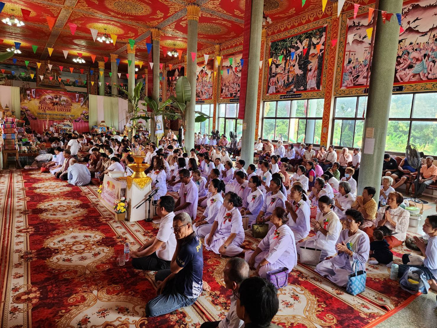 ภาพร่วมพิธีกรรมวัดเทพยุดาราม