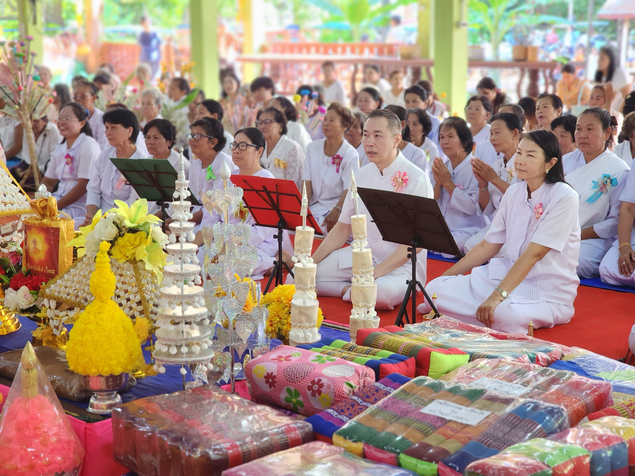 ภาพร่วมพิธีกรรมวัดทุ่งมนศิริพลเมือง