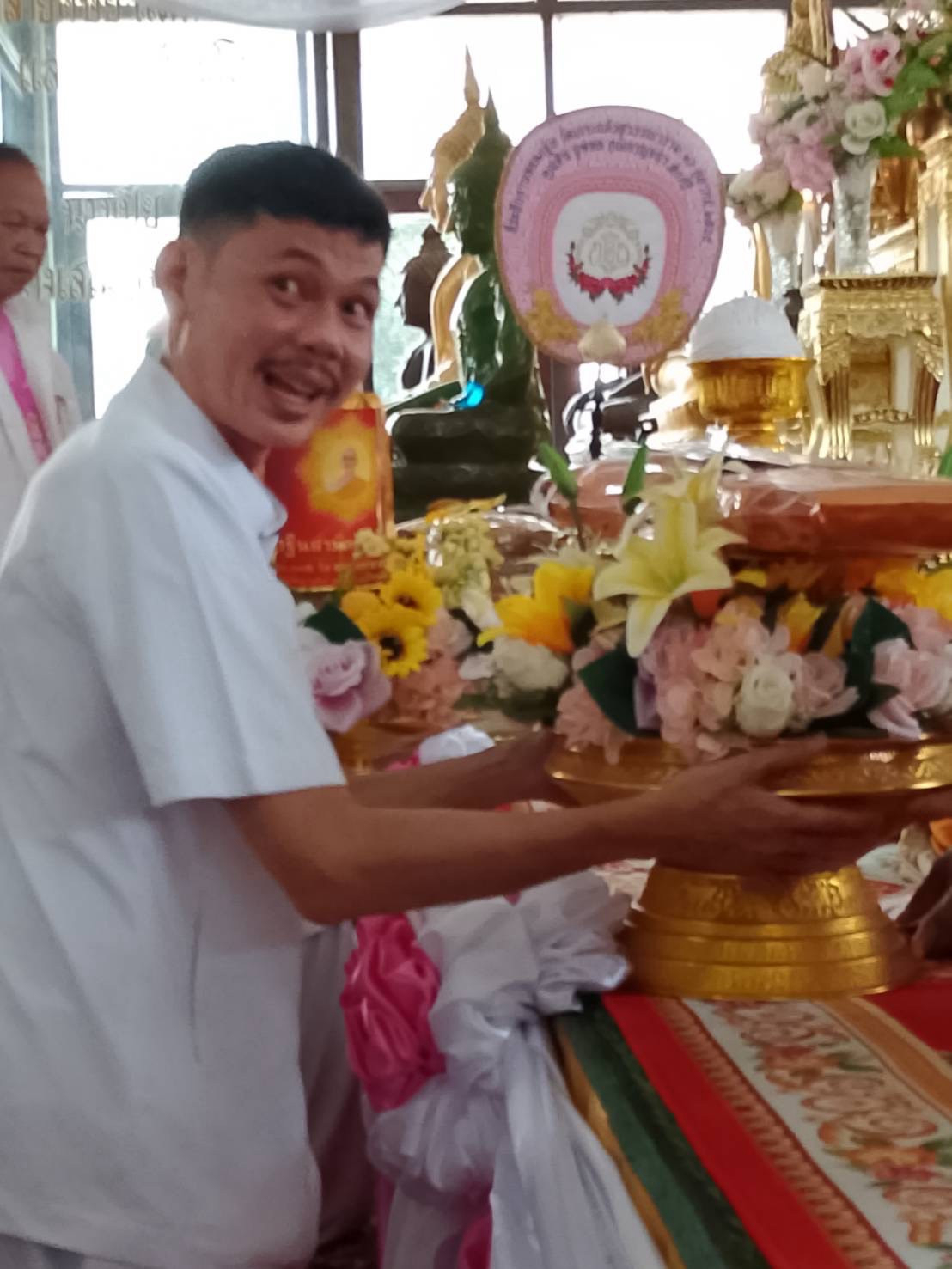 ภาพร่วมพิธีกรรมวัดเกาะแก้วสุวรรณาราม