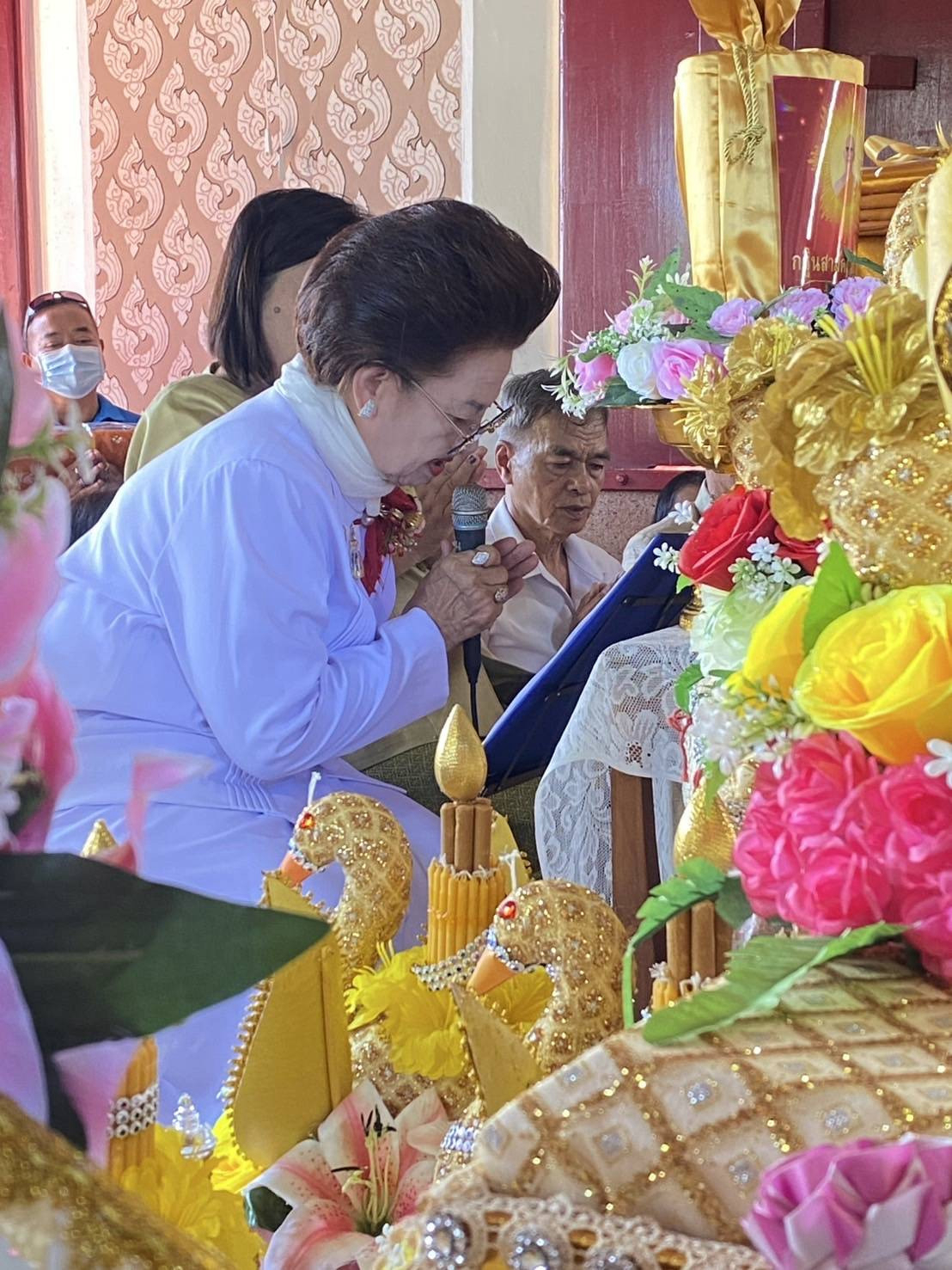 ภาพกล่าวคำถวายกฐินวัดไชยพฤฒาราม