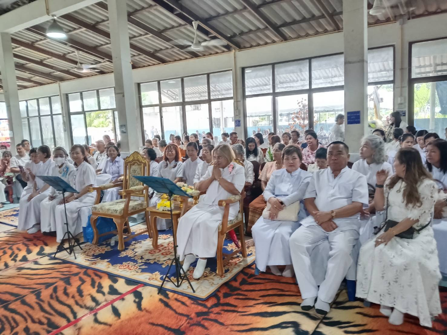 ภาพกล่าวคำถวายกฐินวัดศรีมงคล