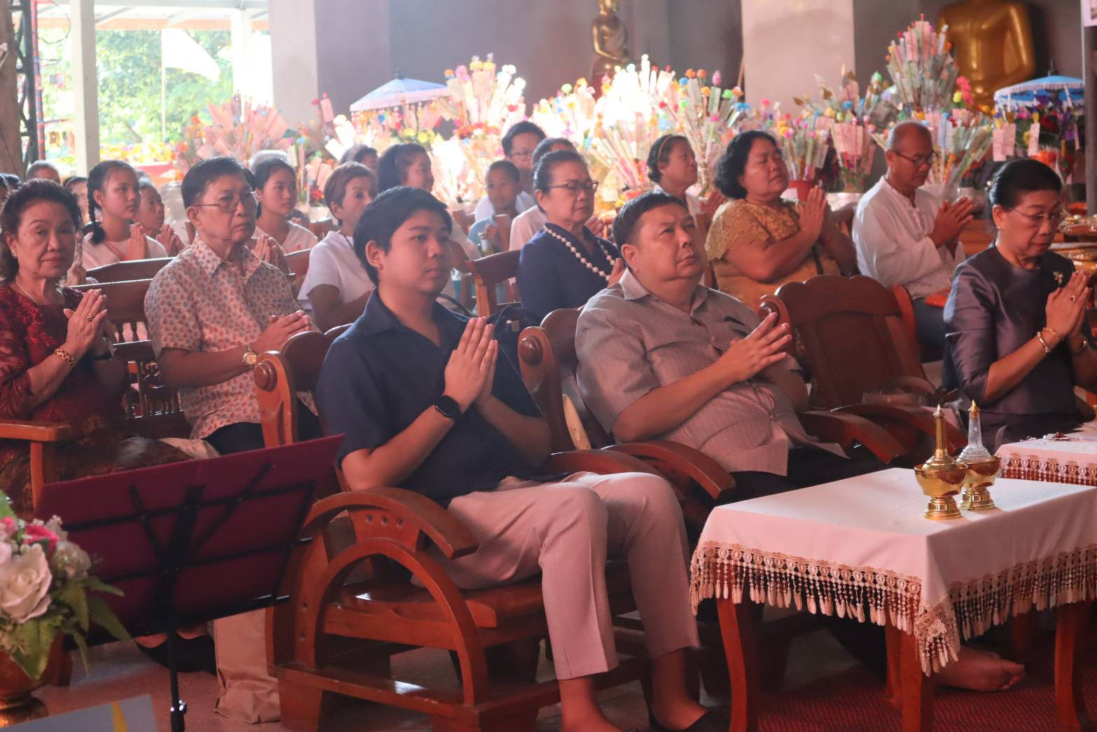 ภาพร่วมพิธีกรรมวัดต้นม่วงคีรี