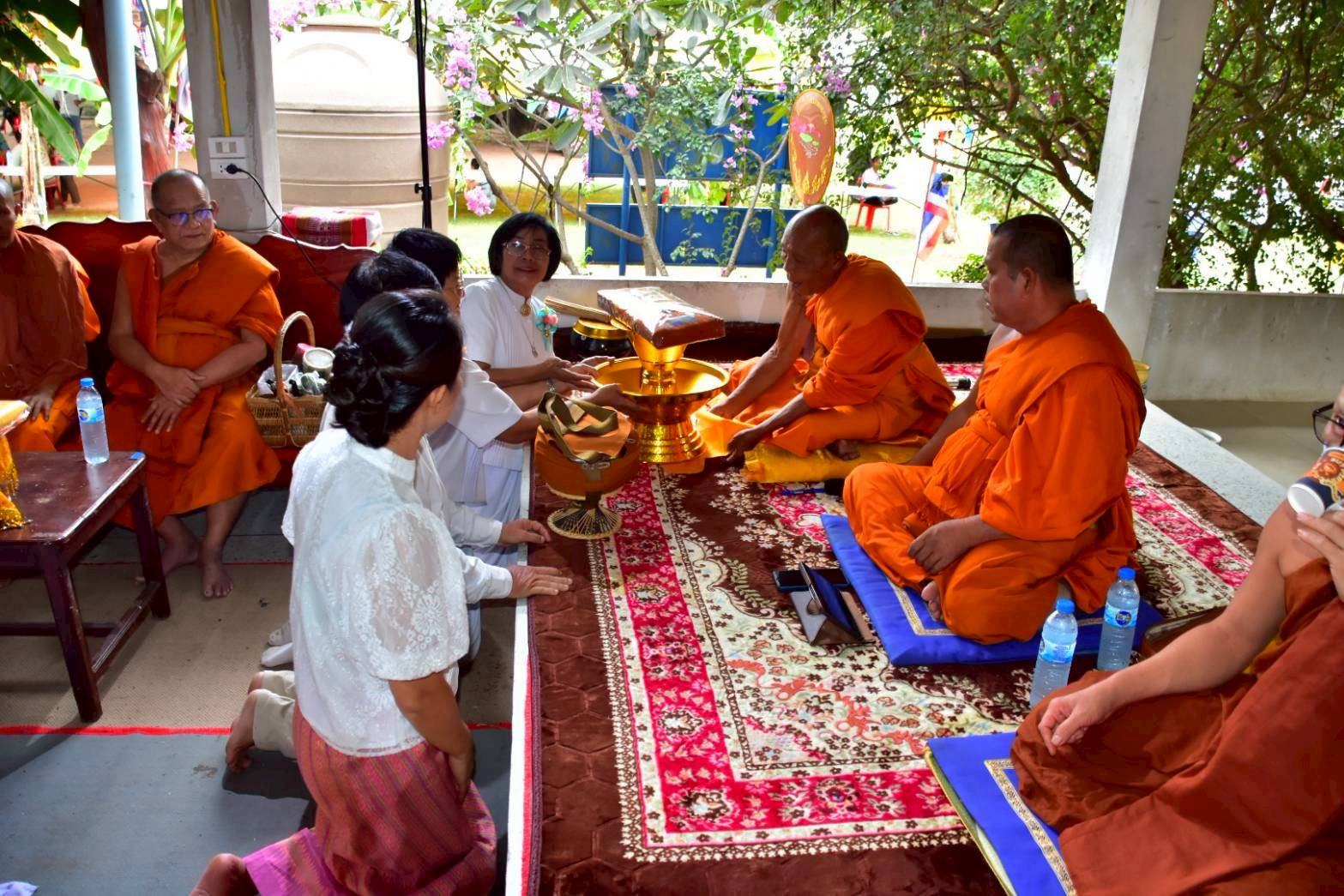 ภาพร่วมพิธีกรรมวัดสุทธิจิตตาราม