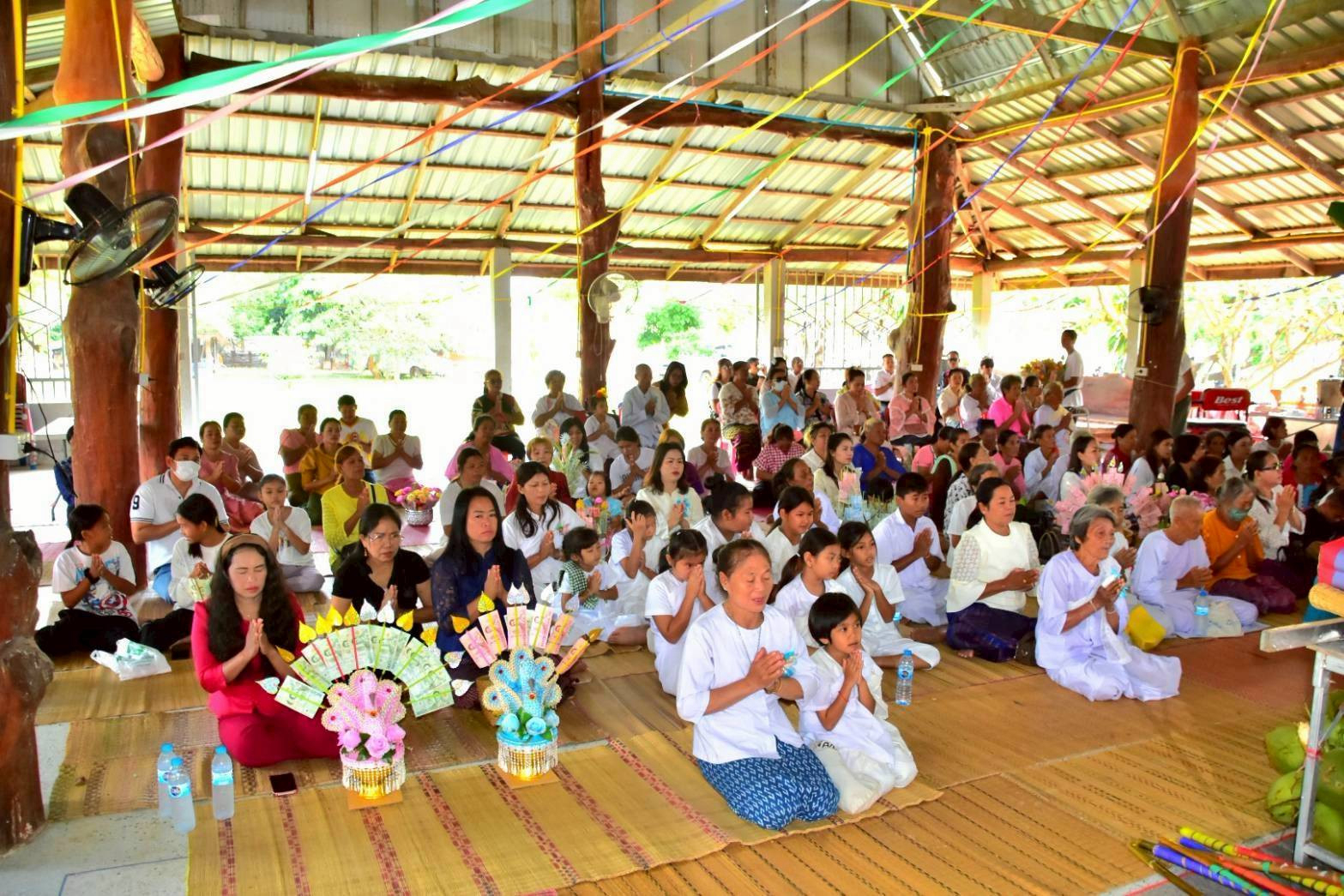 ภาพร่วมพิธีกรรมวัดสุทธิจิตตาราม