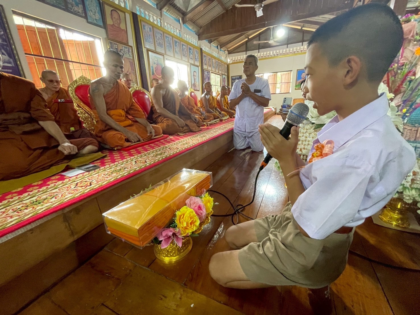 ภาพกล่าวคำถวายกฐินวัดแปลงราษฎร์สามัคคี