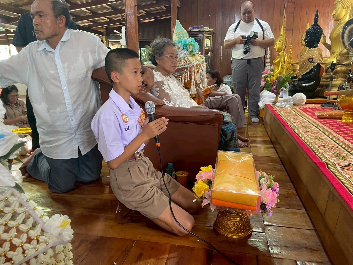 ภาพร่วมพิธีกรรมวัดแปลงราษฎร์สามัคคี