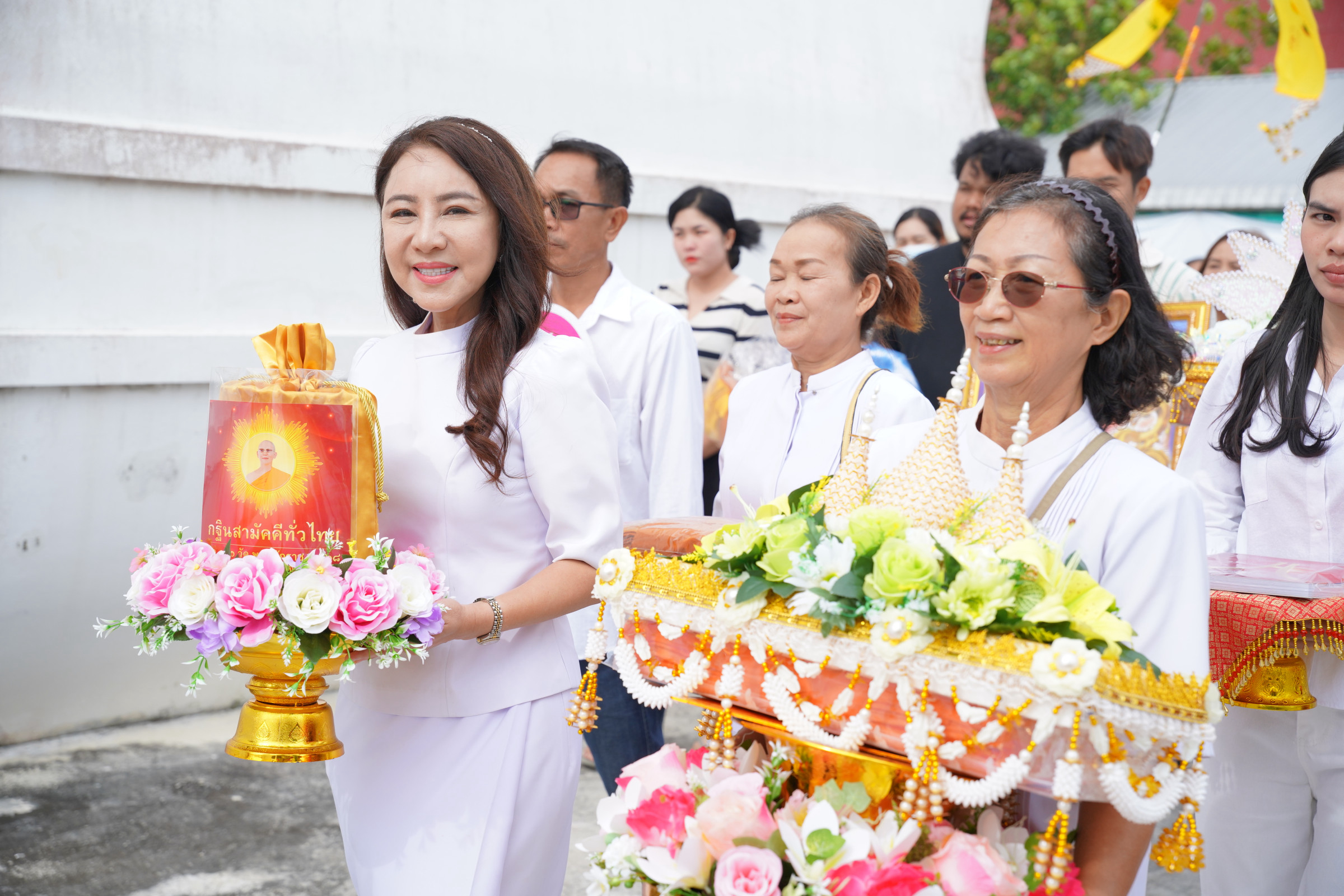 ภาพร่วมพิธีกรรมวัดมะขามเดี่ยว